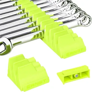Ernst Manufacturing Wrench Pro - Modular Wrench Organizer for 40 Tools with Magnetic Base (Hi-Viz) - Made in the USA