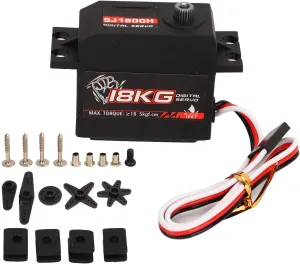 EVTSCAN High Pressure Metal Gear Digital Servo 18kg Servo Iron Core for RC Car Robot Helicopter Model Ship