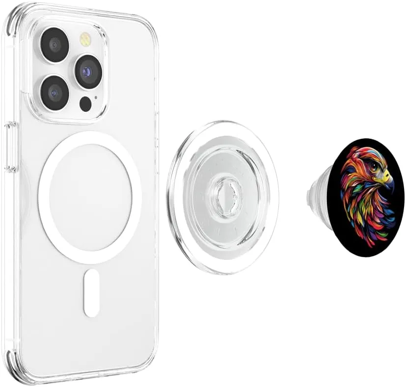 Falcon Kestrel Falcons Hunting Peregrine Birds Falconry PopSockets PopGrip for MagSafe