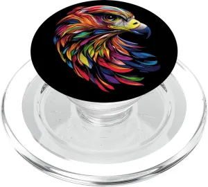 Falcon Kestrel Falcons Hunting Peregrine Birds Falconry PopSockets PopGrip for MagSafe