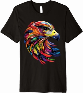 Falcon Kestrel Falcons Hunting Peregrine Birds Falconry Premium T-Shirt