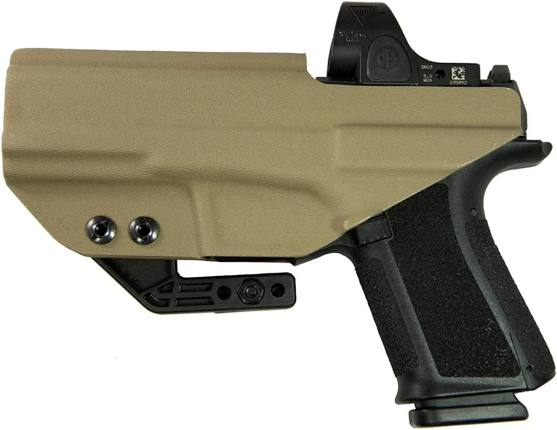 FDO Industries IWB Kydex Holster Compatible with Shadow Systems MR920 -Discreet Carry Concepts 1.5" Metal Monoblock Gear Clip - Optic Cut - The Paladin Series - Made in USA