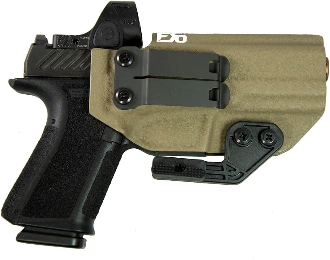 FDO Industries IWB Kydex Holster Compatible with Shadow Systems MR920 -Discreet Carry Concepts 1.5" Metal Monoblock Gear Clip - Optic Cut - The Paladin Series - Made in USA
