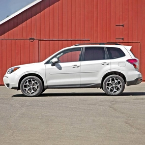 FE-Forester Finished End Body Side Molding Compatible with Subaru Forester - Newport Blue Pearl (64Z)