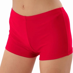 FEOYA Women's High Waisted Board Shorts Solid Color Stretchy Swim Bottoms Swimsuit Boyshorts