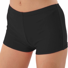 FEOYA Women's High Waisted Board Shorts Solid Color Stretchy Swim Bottoms Swimsuit Boyshorts