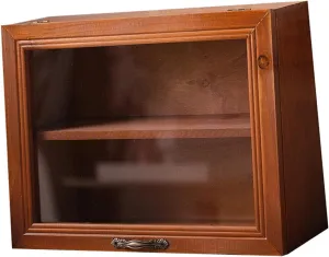 Figurine Display Case Toy Showcase Container Modern Wooden Miniature Storage Organizer for Action Figure Collectibles