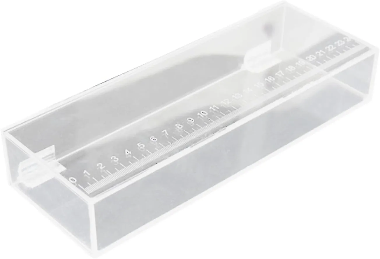 Fishing Photo Tank Fish Isolation Box Acrylic Aquarium Transparent Hatching Incubator Case, 25x4.4x9cm