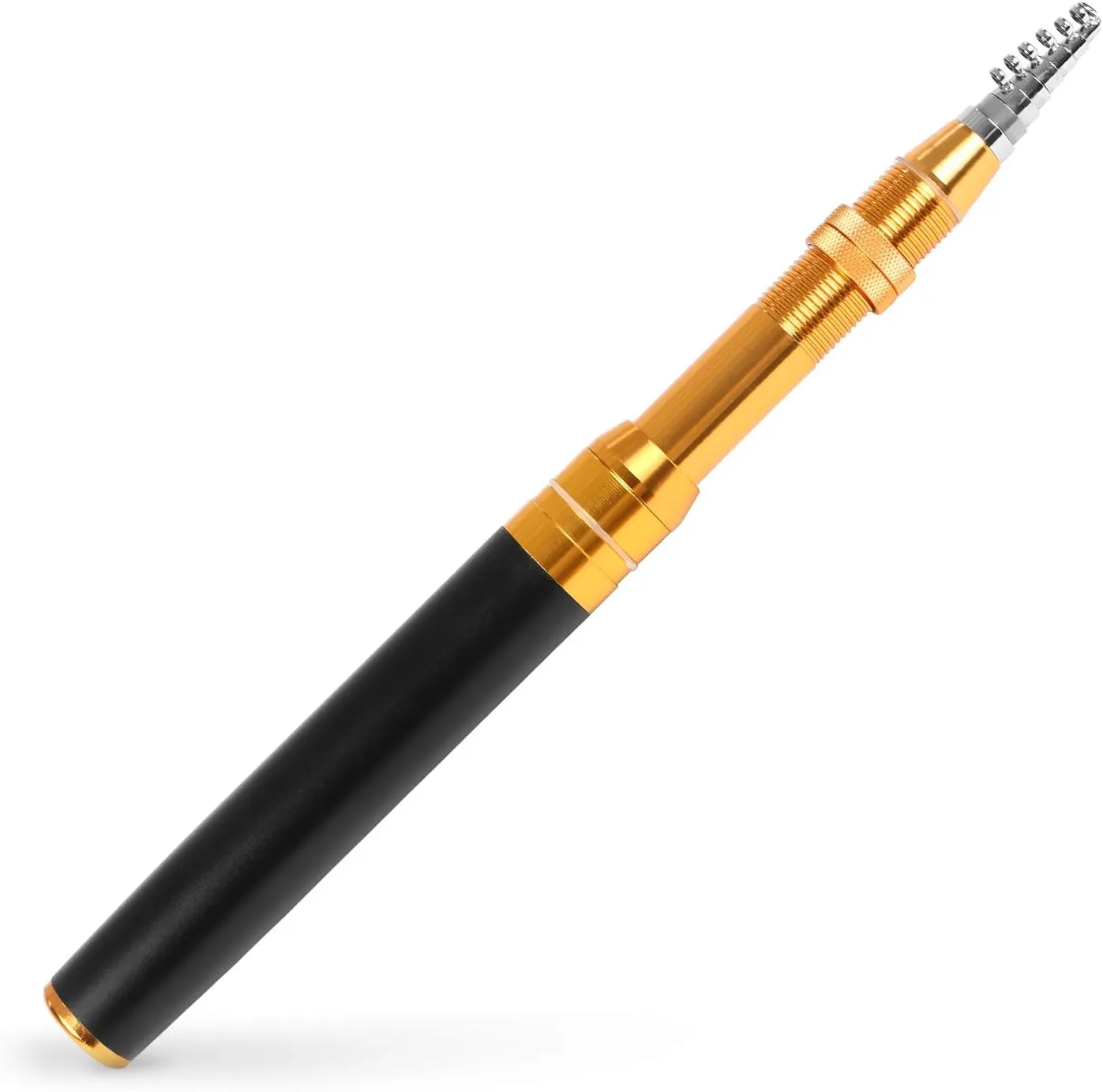 Fishing Rod Telescopic Pocket Pen Fishing Rod Mini Fishing Pole Fishing Accessories