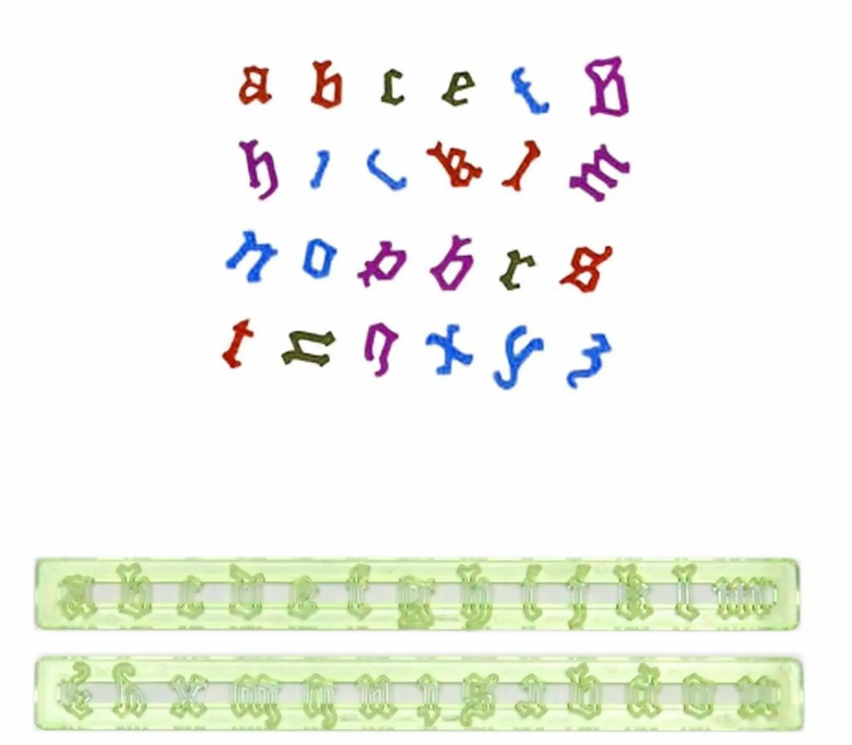 FMM Alphabet Tappits - Old English Lower case