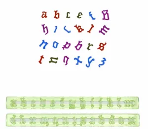 FMM Alphabet Tappits - Old English Lower case