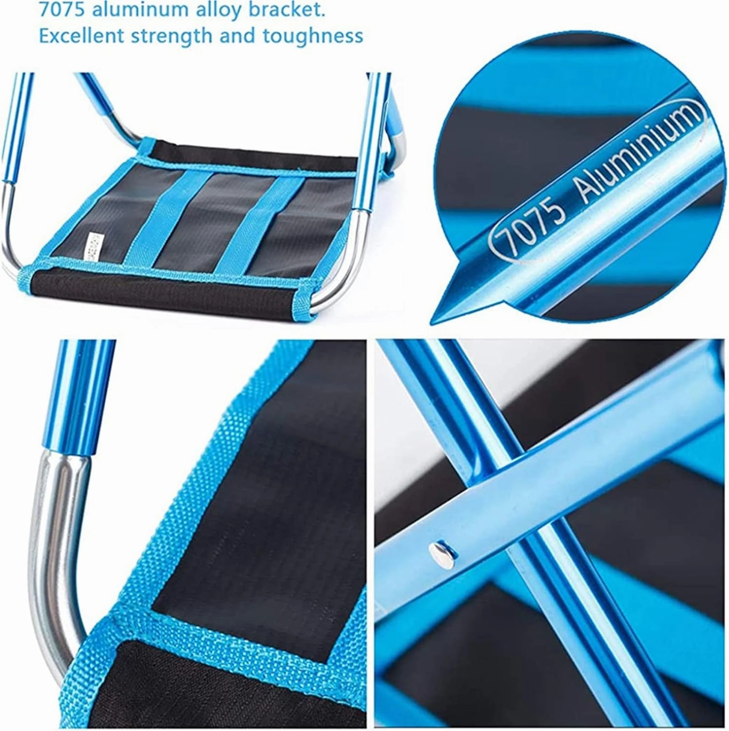 Foldable Chair Ultralight Portable Folding Fishing Stool Outdoor Aluminum Alloy Mini Fishing Chair Small Large Good
