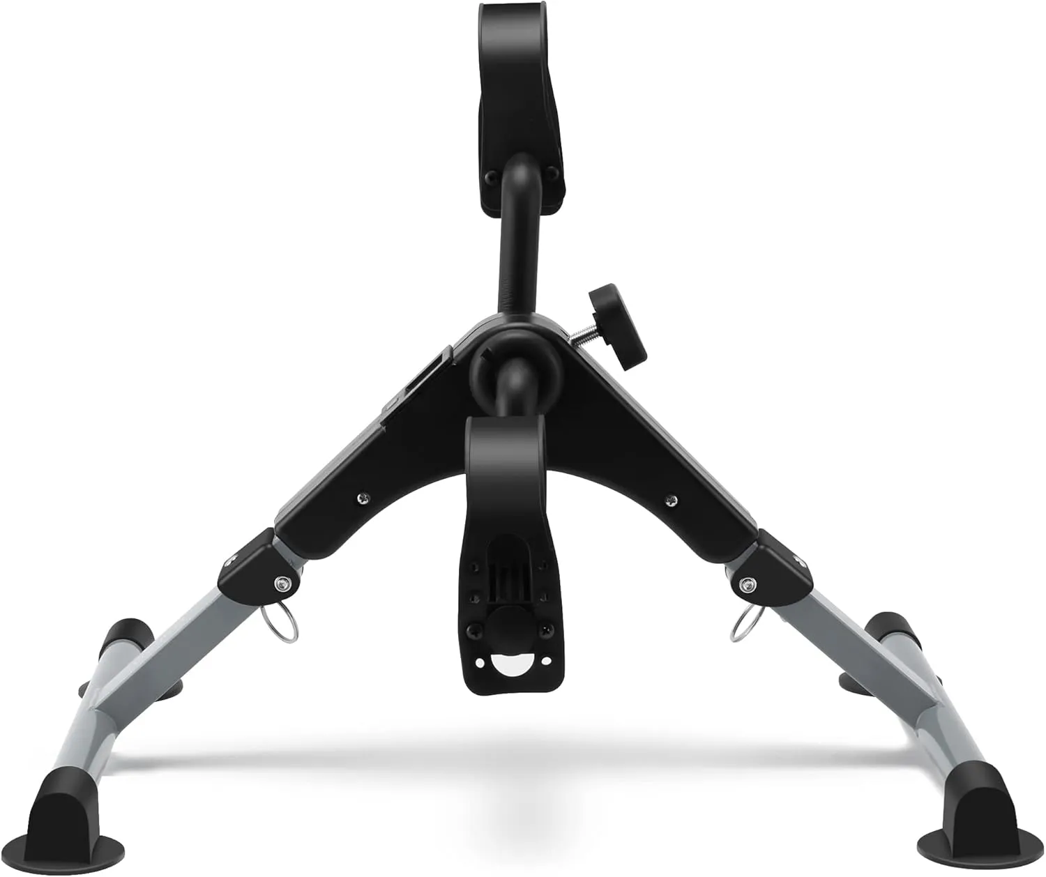 Folding Pedal Exerciser Mini Exercise Bike Portable Peddler Under Desk Bike with LCD Display for Arms and Legs Workout