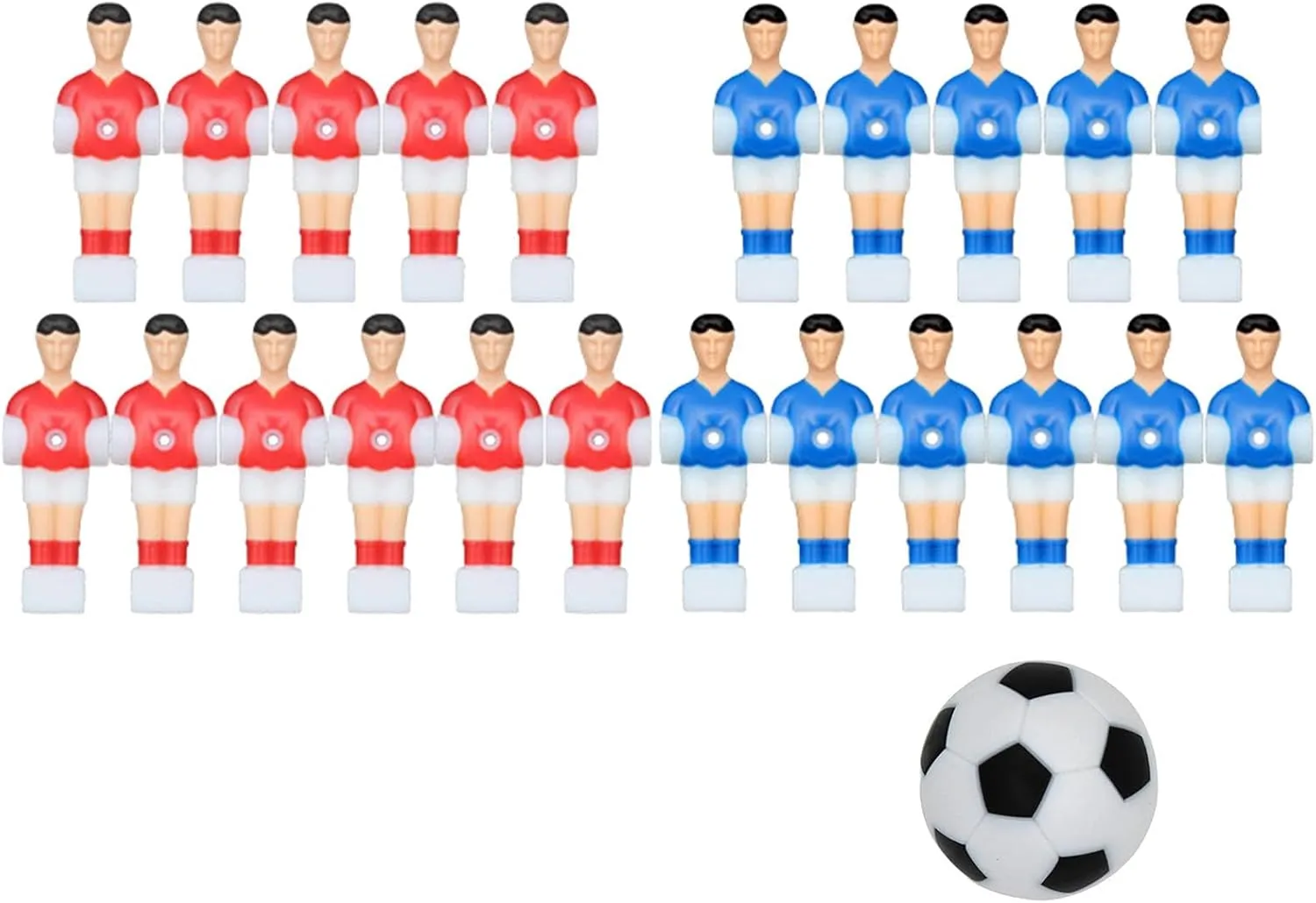 Foosball Men Foosball Player Resin Toy with Football Table Foosball Player, Mini