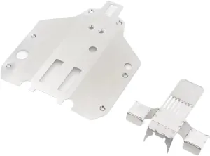 for Feiyue FY03 FY06 FY07 FY08 1/12 2pcs Stainless Steel for Chassis and Rear Axle Protector Skid Plate RC Car Upgrade Parts RC Car Parts