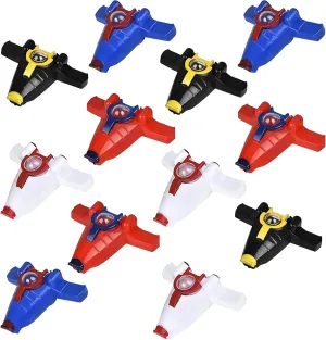 Forest & Twelfth 2" Pull-Back Spaceships Mini Toys – 12 Pack Plastic Space Ship Toy Set with Opening Bubble Hatch, Comes in Assorted Colors, Outer Space Toys Ideal for Party Favors, Prizes (12 Pack)