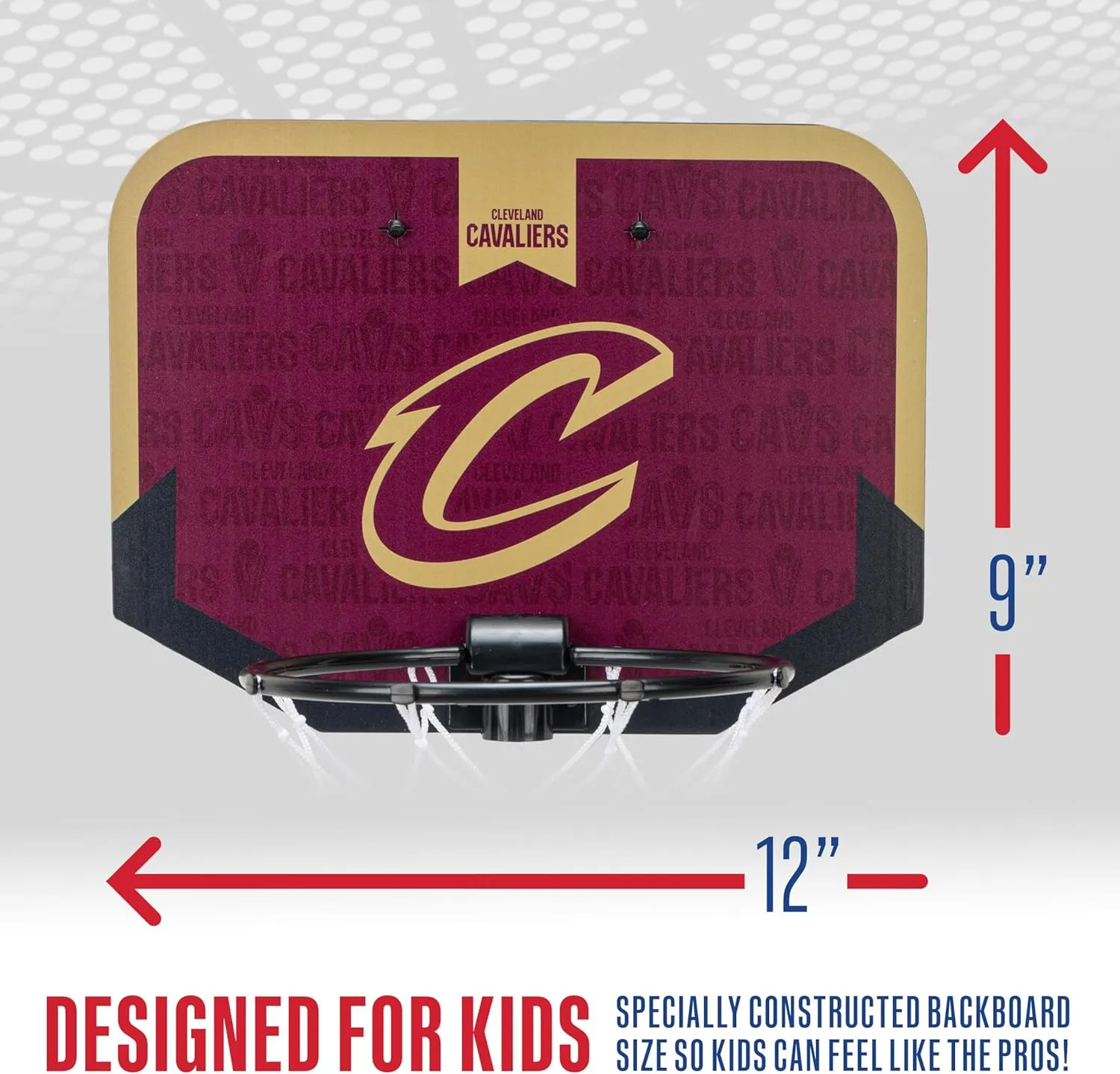Franklin Sports NBA Team Over The Door Basketball Hoop - Kids Indoor Mini Basketball Hoop with Basketball - NBA Fan Shop Mini Hoop for Bedroom & Office