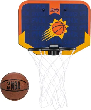 Franklin Sports NBA Team Over The Door Basketball Hoop - Kids Indoor Mini Basketball Hoop with Basketball - NBA Fan Shop Mini Hoop for Bedroom & Office