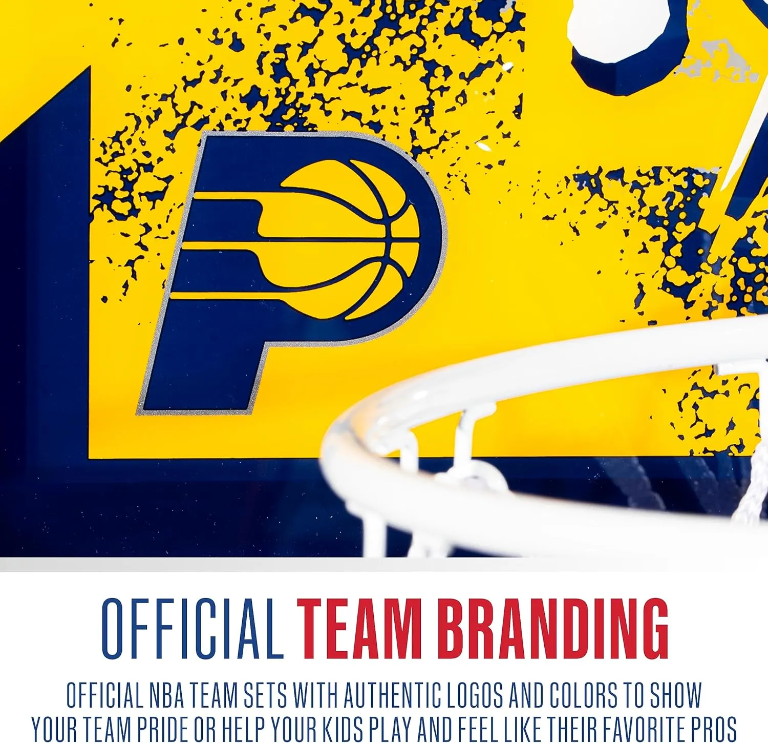Franklin Sports NBA Team Over the Door Basketball Hoops - Kids Indoor Mini Basketball Hoop   Ball Set - NBA Fan Mini Hoops