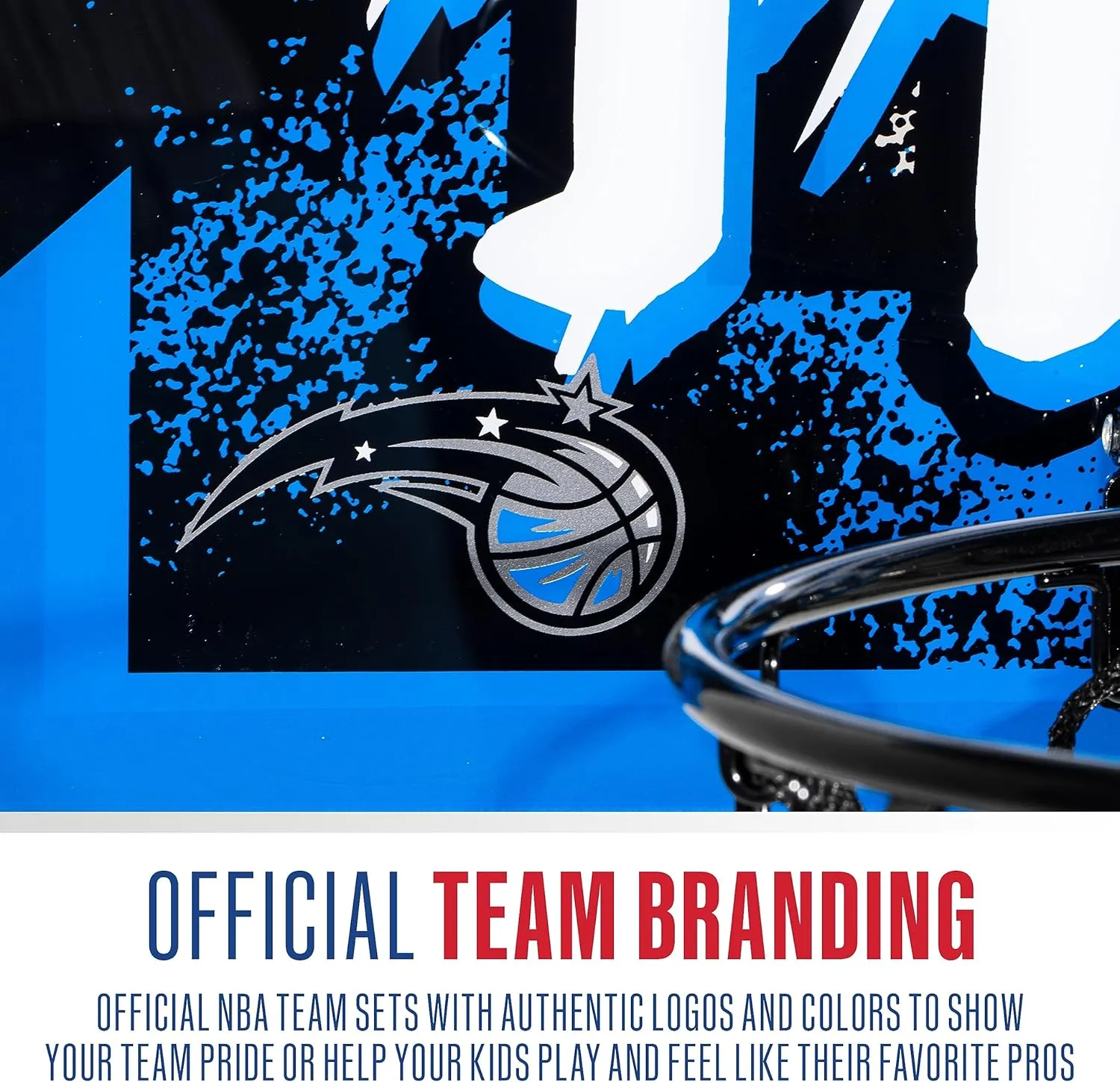 Franklin Sports NBA Team Over the Door Basketball Hoops - Kids Indoor Mini Basketball Hoop   Ball Set - NBA Fan Mini Hoops