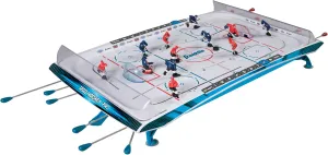 Franklin Sports Tabletop Rod Hockey Game - Gameroom Ice Hockey Table Game for Kids   Adults - Arcade Style Board   Mini Pucks Included