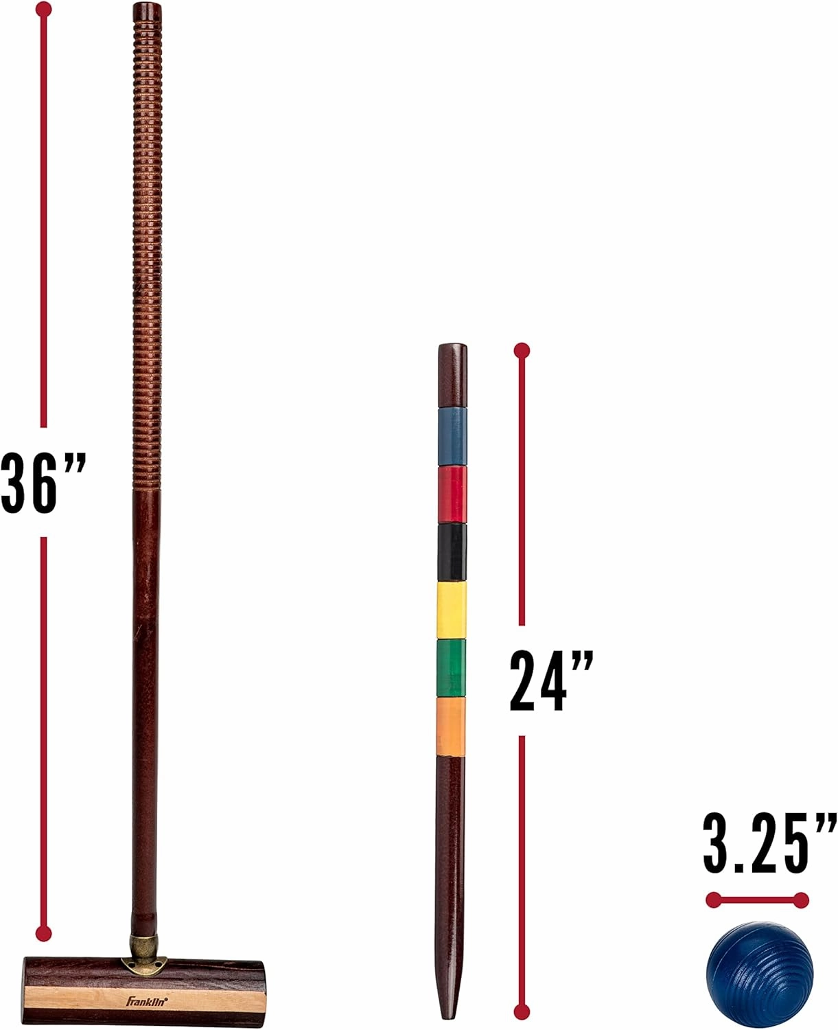 Franklin Sports Expert 6 Player Croquet Set