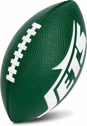 Franklin Sports Youth NFL Football   Air Pump Set - Soft Foam 8.5" Youth Mini Footballs with 8 Teams Choice   Air Pump