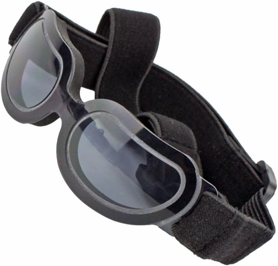 FRCOLOR 2 Pcs Doggy Sunglasses Pet Glasses with Stretchy Strap Uv Protection Doggles Dog Sunblock Eye Wear