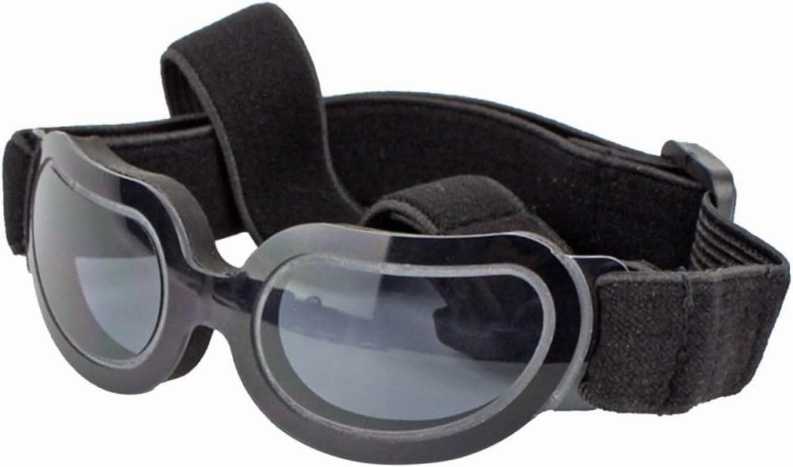 FRCOLOR 2 Pcs Doggy Sunglasses Pet Glasses with Stretchy Strap Uv Protection Doggles Dog Sunblock Eye Wear