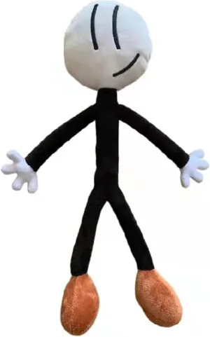 Friday Night Funkin Plush Toy Cute FNF Plushies for Kids Henry Stickman Toys, Stickman Figures10 in (Stickman)