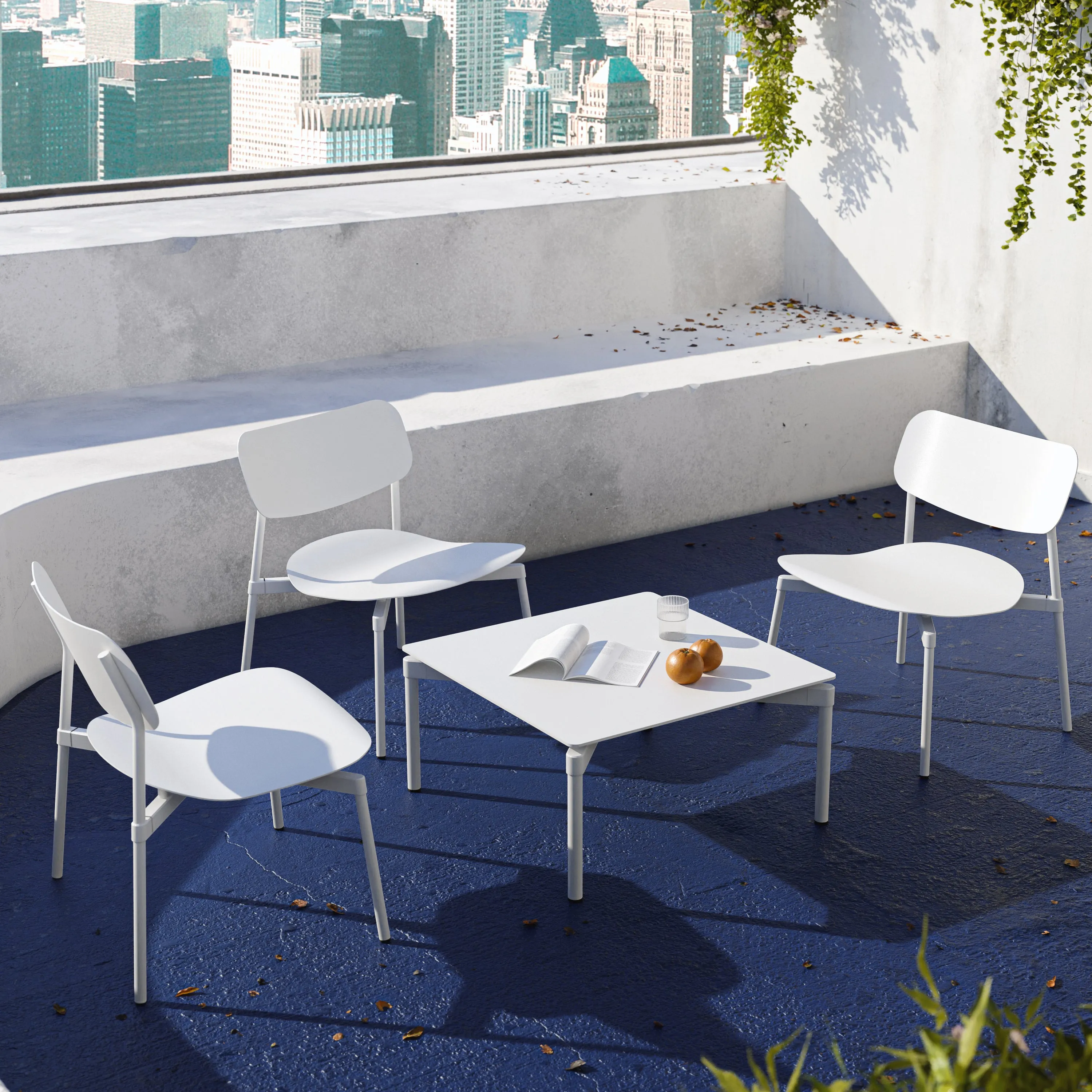Fromme Outdoor Stacking Lounge Chair