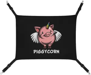 Funny Flying Pig Unicorn Cat Hanging Hammock Soft Breathable Pet Cage Dog Hammock with Adjustable Straps and Metal Hooks