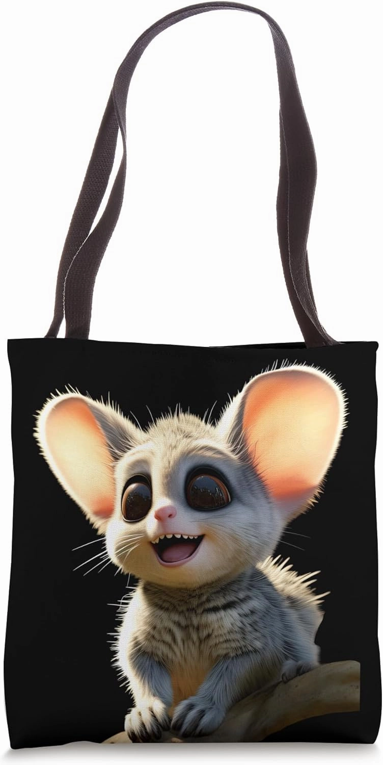 Galago Bush Baby Galagos Nagapies Monkey Ape Cute Galago Tote Bag