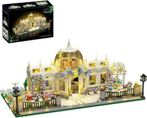 Garden Square Building Blocks,MOC Modular House Building Kit Street View with an LED Lighting,Awesome Building Toys Present for Adult, JJ9043 (2397 Pcs)