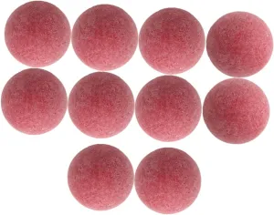Garneck Replacement Table Football Machine Balls 36mm Plastic Mini Balls Set of 10 (Pink)