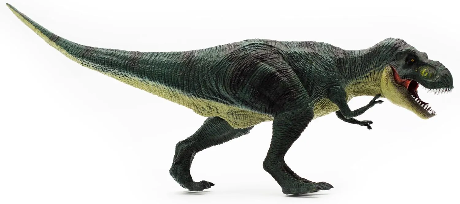 Gemini&Genius Tyrannosaurus Rex Dinosaur Toys- Moveable Jaw- 14 Inches Length-King T-Rex Dinosaur Figurine for Kids Ages 3 Years Old & Up Play & Display