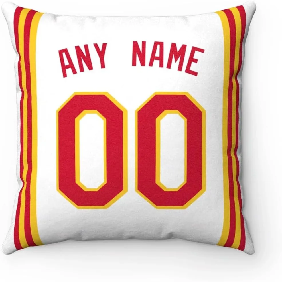Generic Atlanta Pillow Throw pillow Customized Any Name & Number Gifts for Men Women Youth, 1 Pack