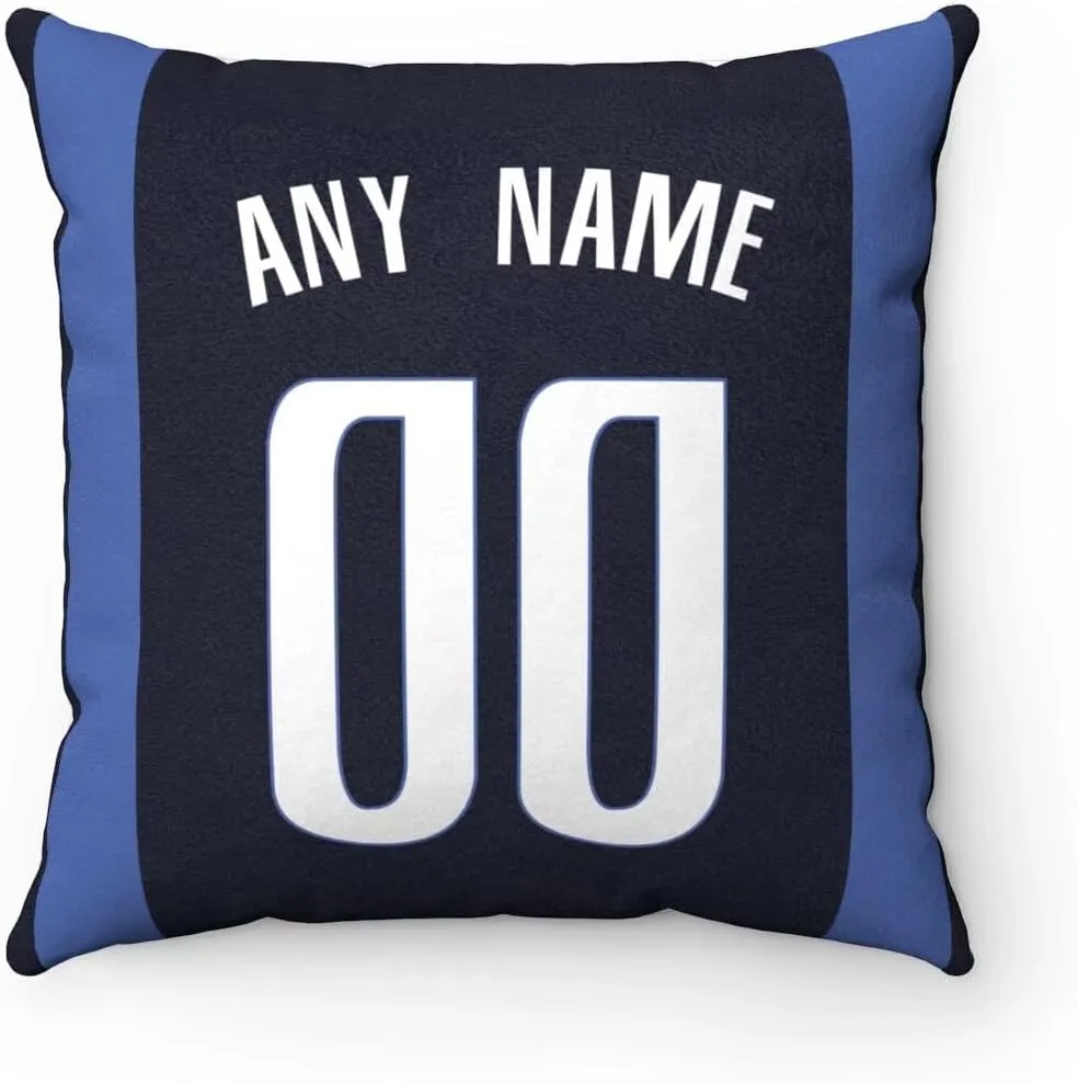 Generic Dallas Pillow Throw pillow Customized Any Name & Number Gifts for Men Women Youth, 1 Pack
