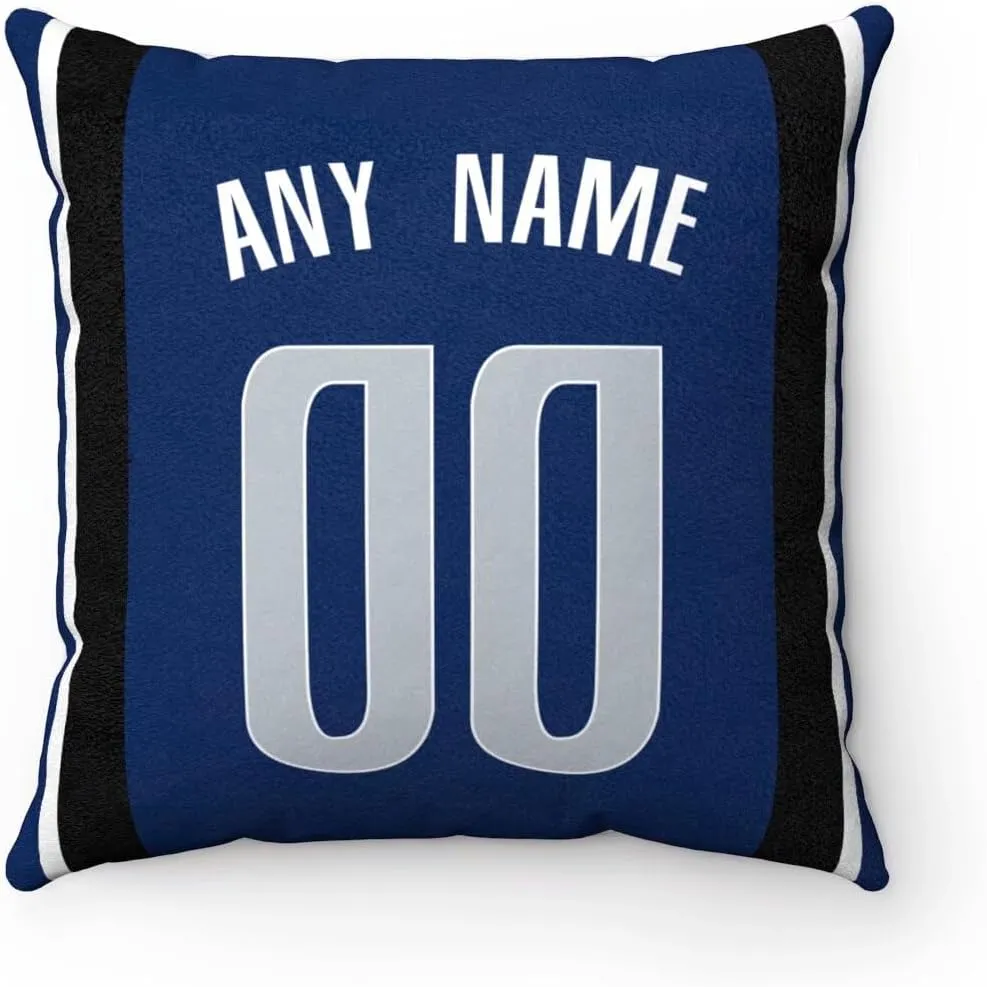 Generic Dallas Pillow Throw pillow Customized Any Name & Number Gifts for Men Women Youth, 1 Pack