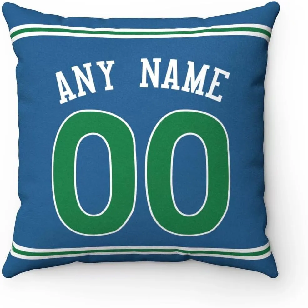 Generic Minnesota Pillow Throw pillow Customized Any Name & Number Gifts for Men Women Youth, 1 Pack