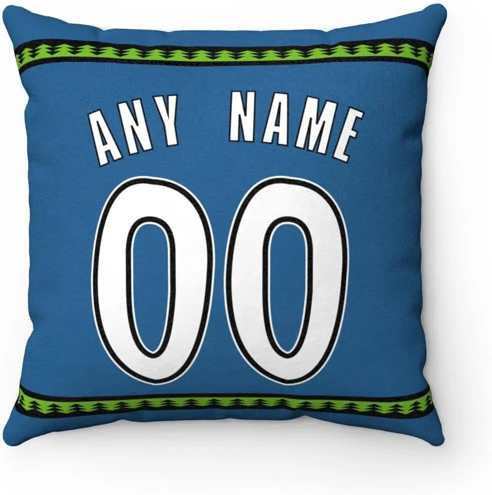 Generic Minnesota Pillow Throw pillow Customized Any Name & Number Gifts for Men Women Youth, 1 Pack