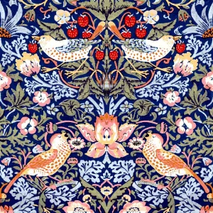 Generic William Morris Collection PD - Strawberry Thief - Van-Go Paint-by-Number Kit 40x40cm No Frame