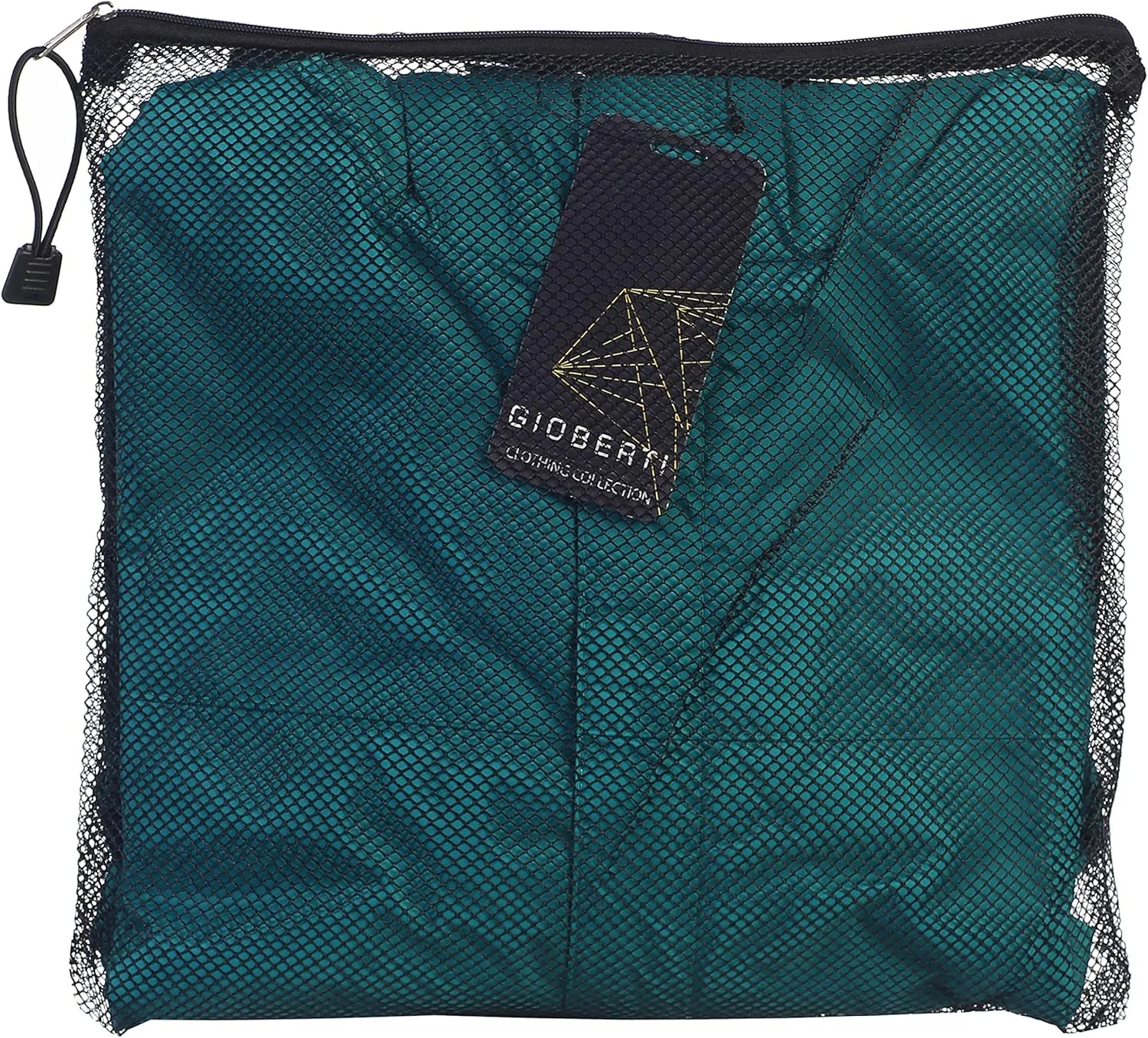 Gioberti Men's Waterproof Rain Jacket With Mesh Lining and Carrying Bag
