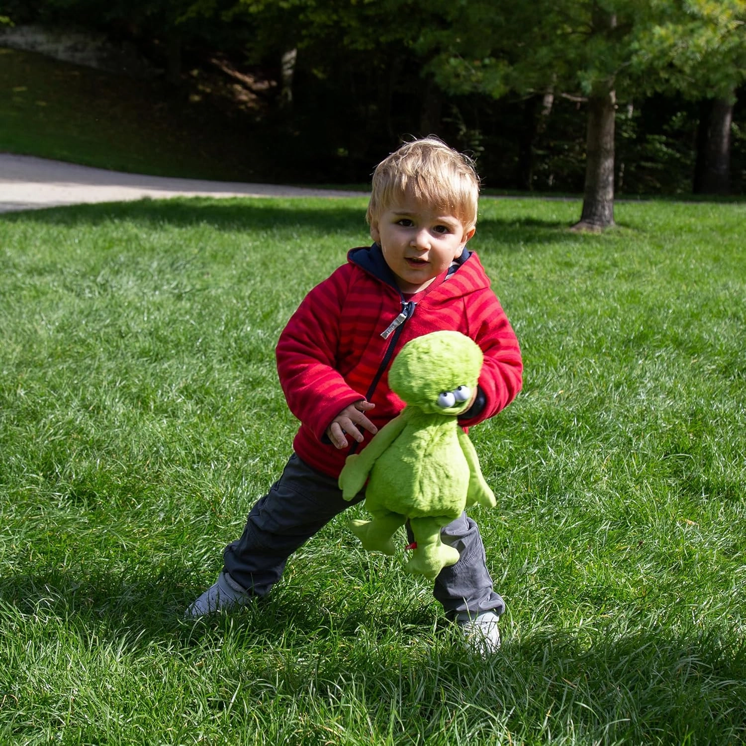Girls and Boys, Frog with Adjustable Facial Expression, Sweety, Recommended from 12 Months, Green, #42458