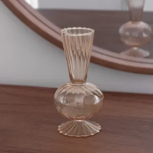 GLASS Cambridge Beth 6" Bud Vase Set of 2 (Champagne)
