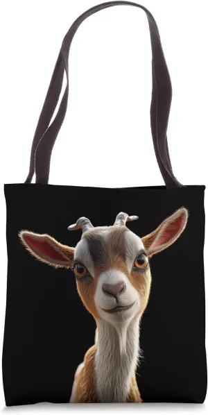 Goat Domestic Wild Goat Ibex Goat Love Cute Goats Tote Bag