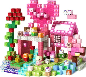 GobiDex 200PCS Magnetic Blocks Kids Building Toys for Boys Girls 3 , Game-Based Build MagWonder with Magnet Construction Toys 2 Packs