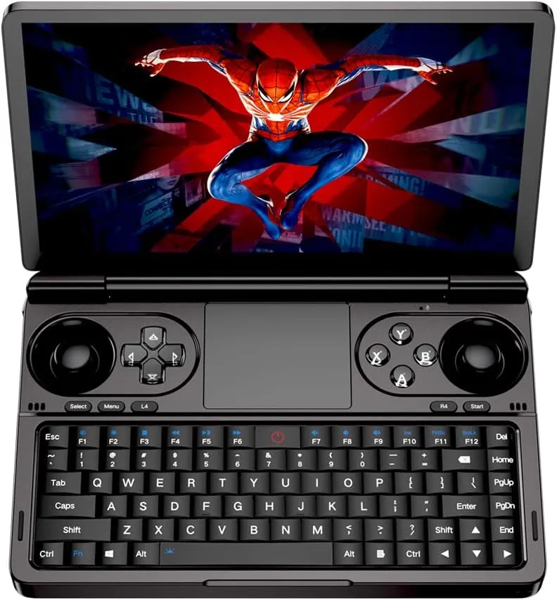 GPD Win Mini 2025 [Black-AMD AI 370-32GB 2TB] 7 Inches Mini Handheld Win 11 PC Video Game Console Gameplayer 1920X1080 Touchscreen Laptop Tablet PC