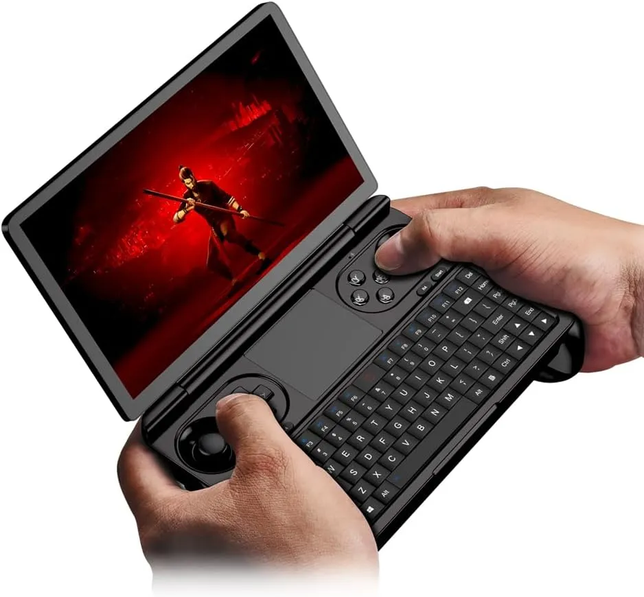GPD Win Mini 2025 [Black-AMD AI 370-32GB 2TB] 7 Inches Mini Handheld Win 11 PC Video Game Console Gameplayer 1920X1080 Touchscreen Laptop Tablet PC