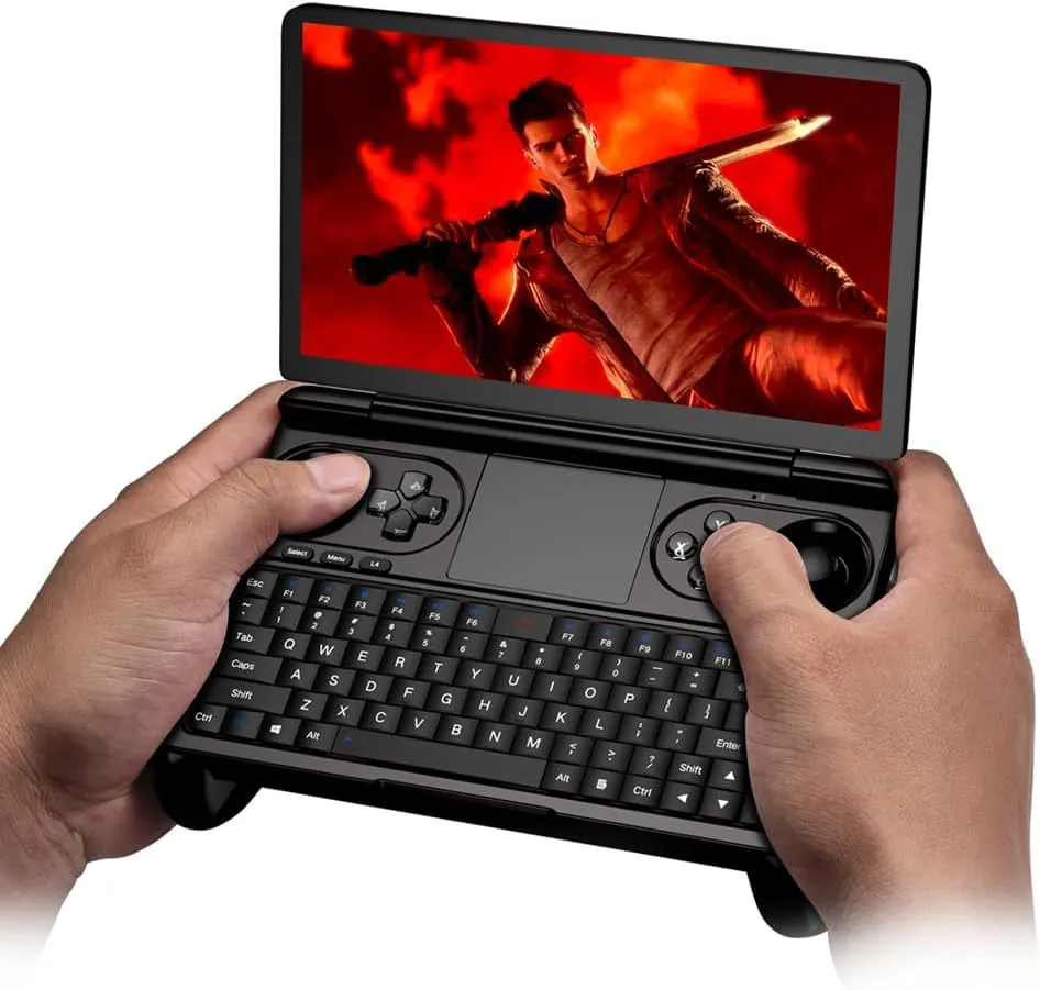 GPD Win Mini 2025 [Black-AMD AI 370-32GB 2TB] 7 Inches Mini Handheld Win 11 PC Video Game Console Gameplayer 1920X1080 Touchscreen Laptop Tablet PC
